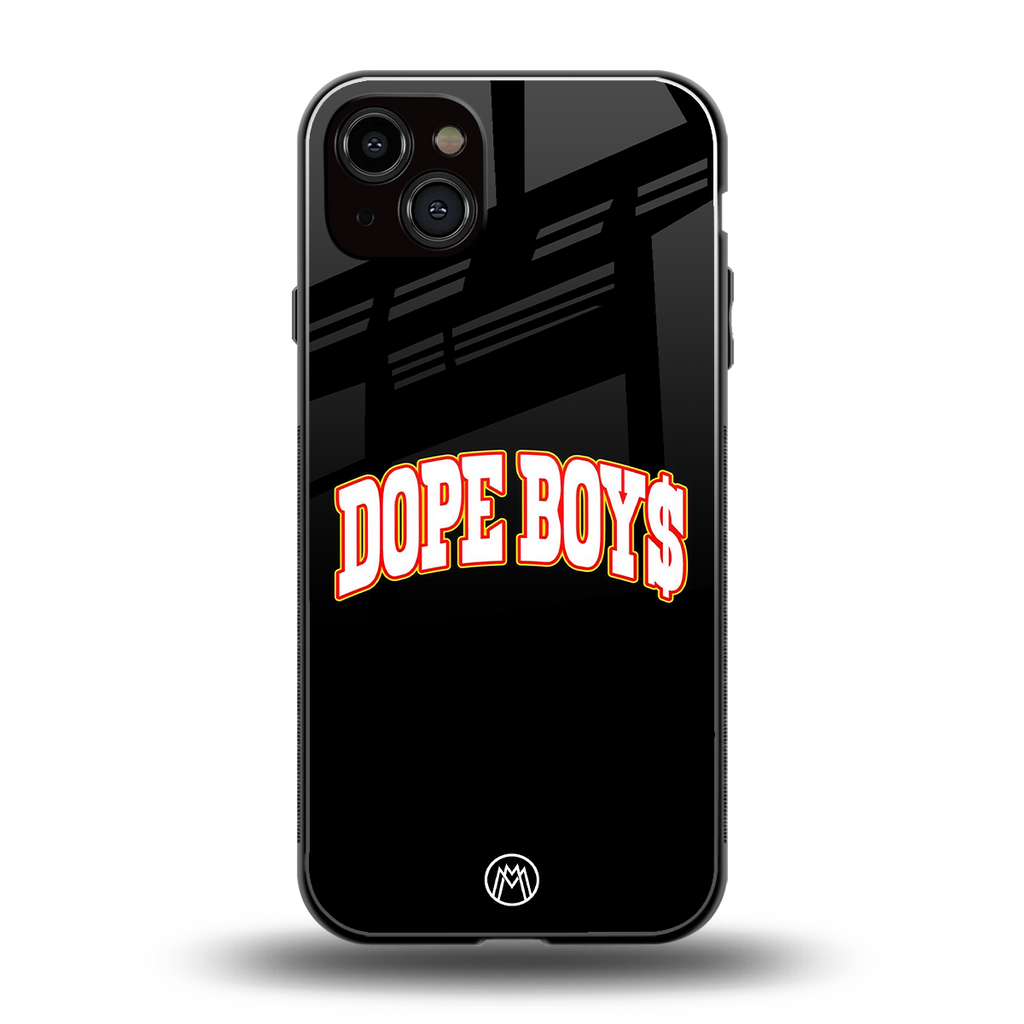 dope boys back phone cover | glass case for iphone 14 plus
