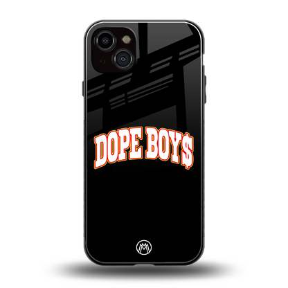 dope boys back phone cover | glass case for iphone 14 plus