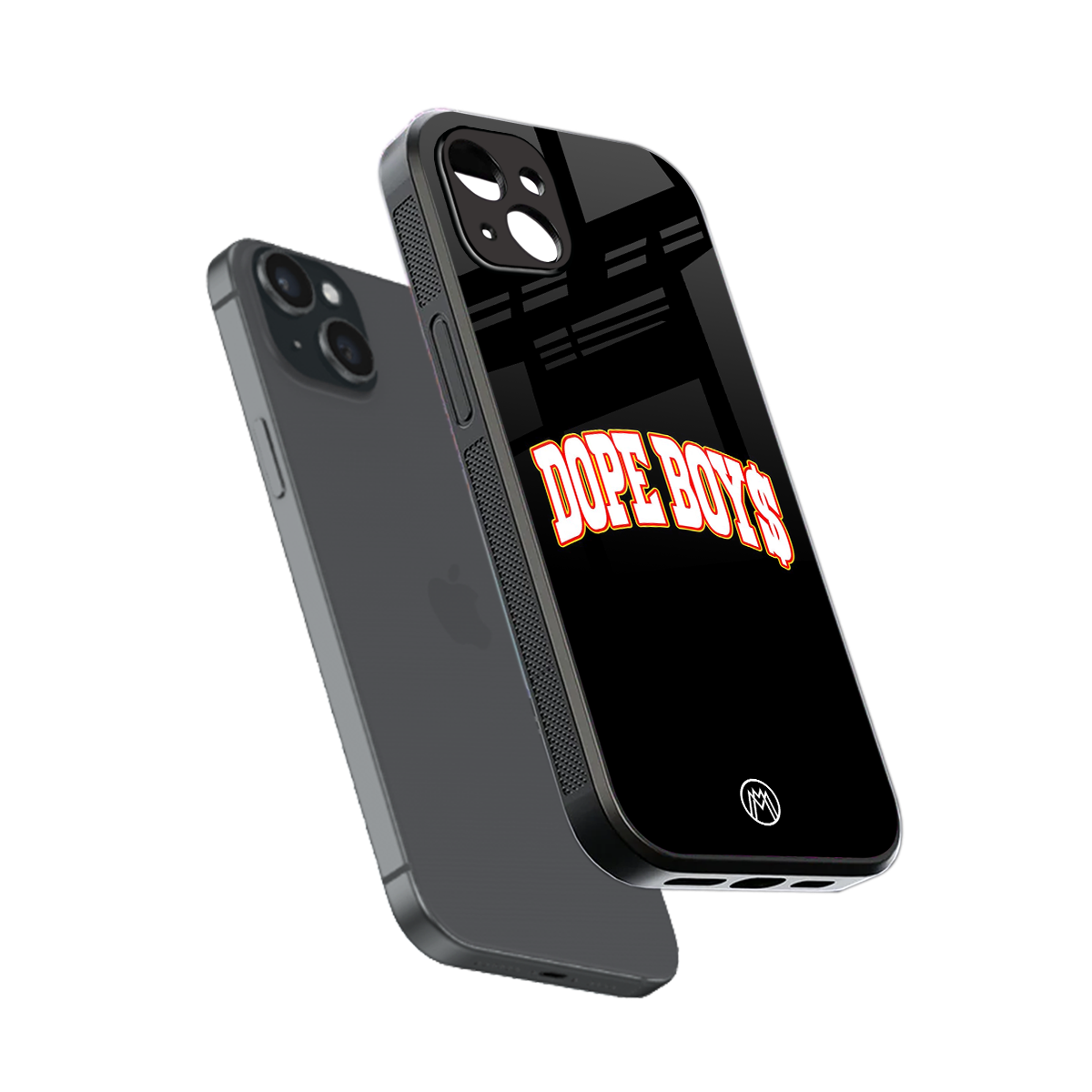dope boys back phone cover | glass case for iphone 15 plus