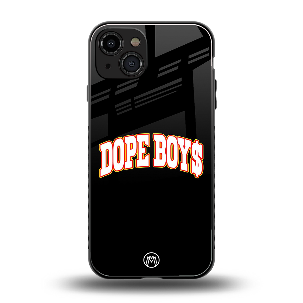 dope boys back phone cover | glass case for iphone 15