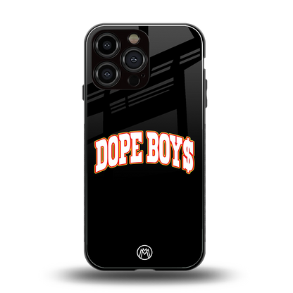 dope boys back phone cover | glass case for iphone 16 pro max