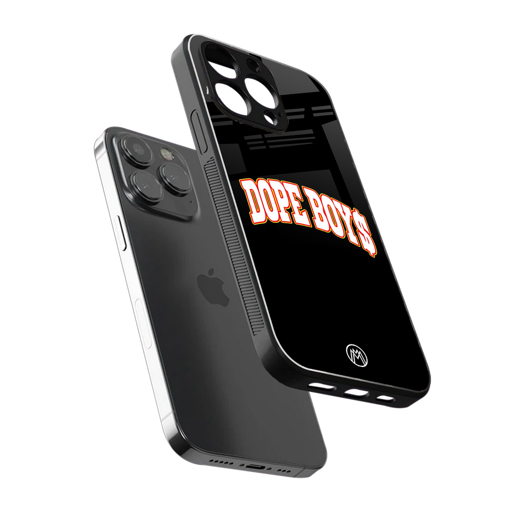 dope boys back phone cover | glass case for iphone 16 pro max