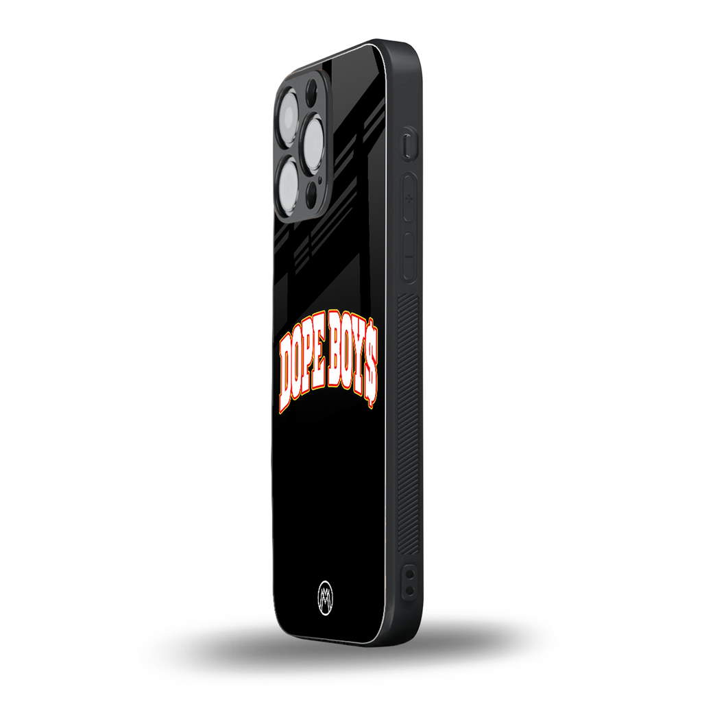 dope boys back phone cover | glass case for iphone 16 pro max