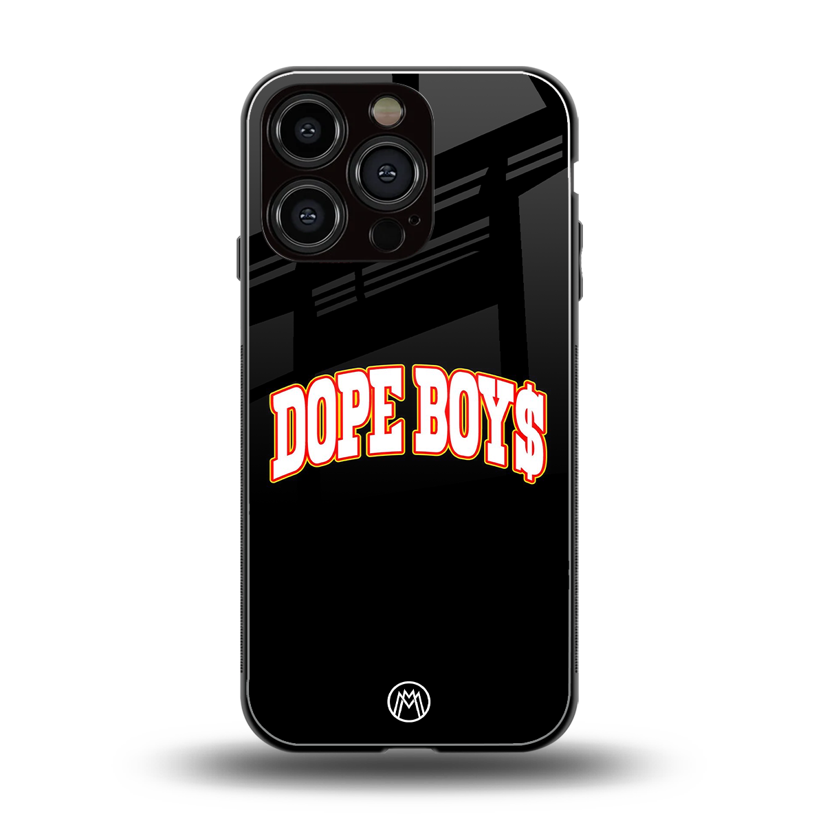 dope boys back phone cover | glass case for iphone 16 pro