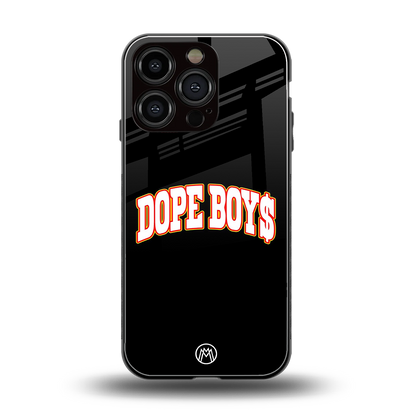 dope boys back phone cover | glass case for iphone 16 pro