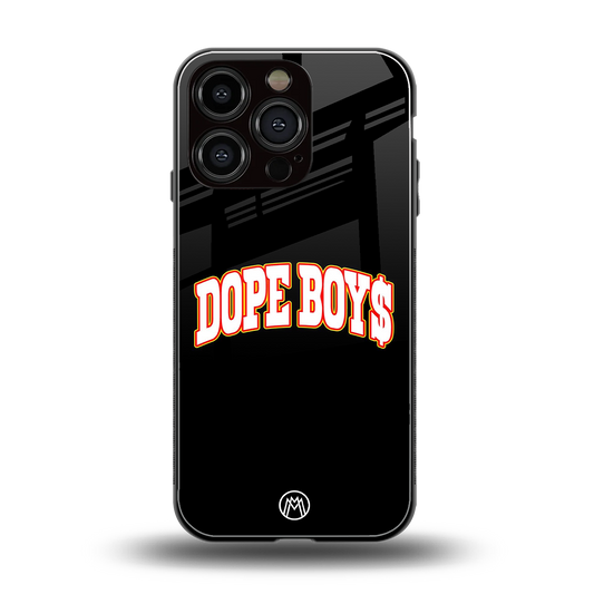 dope boys back phone cover | glass case for iphone 16 pro