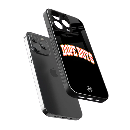 dope boys back phone cover | glass case for iphone 16 pro