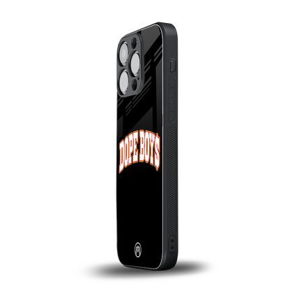 dope boys back phone cover | glass case for iphone 16 pro