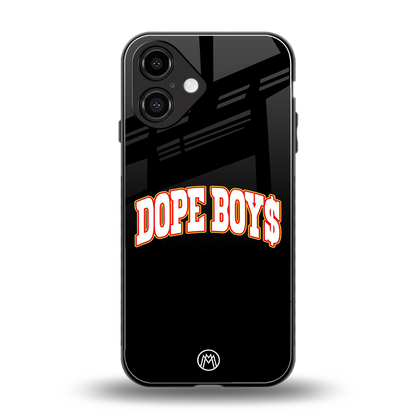 dope boys back phone cover | glass case for iphone 16