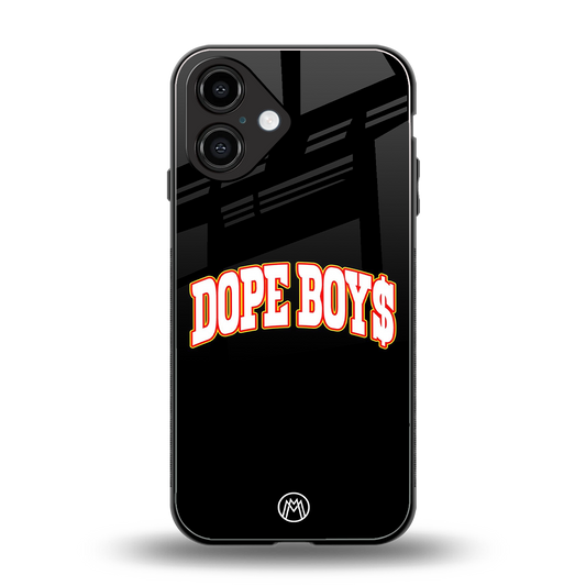 dope boys back phone cover | glass case for iphone 16