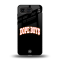 dope boys back phone cover | glass case for oneplus nord 4