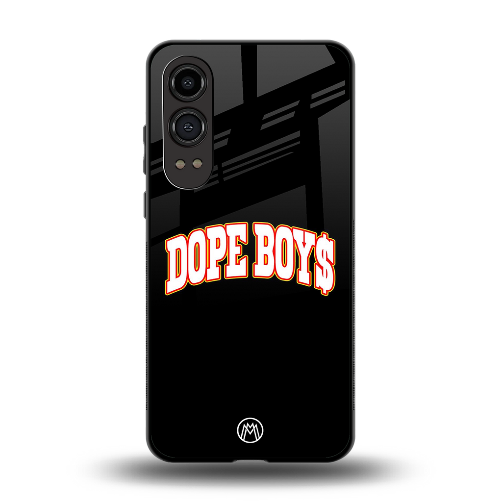 dope boys back phone cover | glass case for oneplus nord ce 4 lite