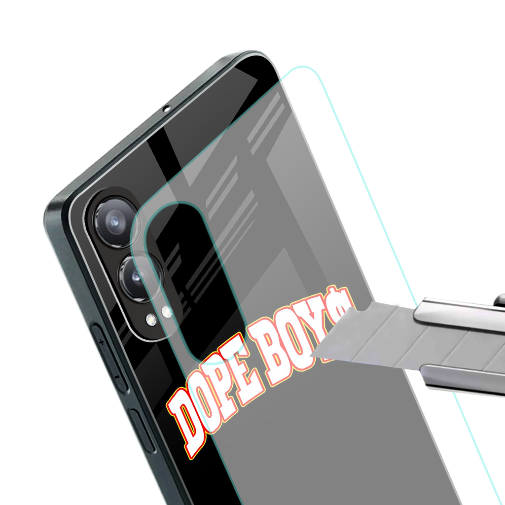 dope boys back phone cover | glass case for oneplus nord ce 4 lite