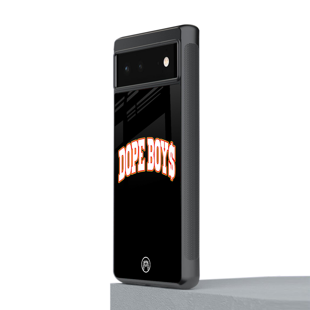 dope boys back phone cover | glass case for google pixel 6