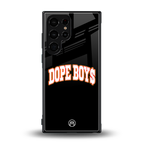 dope boys back phone cover | glass case for samsung galaxy s23 ultra