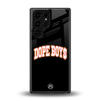 dope boys back phone cover | glass case for samsung galaxy s25 ultra