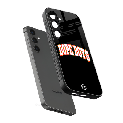 dope boys back phone cover | glass case for samsung galaxy s24 fe