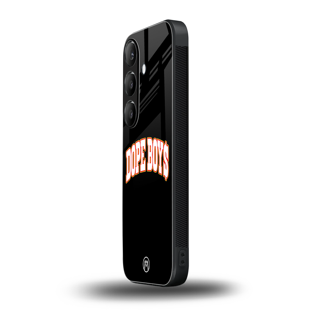 dope boys back phone cover | glass case for samsung galaxy s24 fe