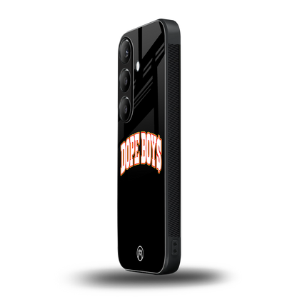dope boys back phone cover | glass case for samsung galaxy s24 fe