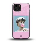 dope david michelangelo back phone cover | glass case for iphone 13 mini
