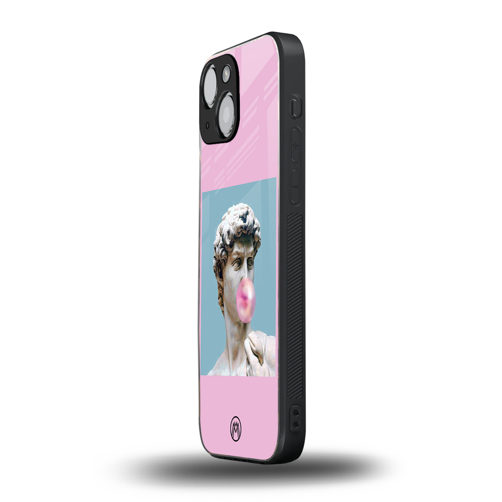 dope david michelangelo back phone cover | glass case for iphone 13 mini