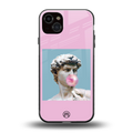 dope david michelangelo back phone cover | glass case for iphone 15 plus