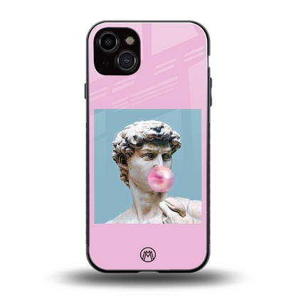 dope david michelangelo back phone cover | glass case for iphone 14 plus