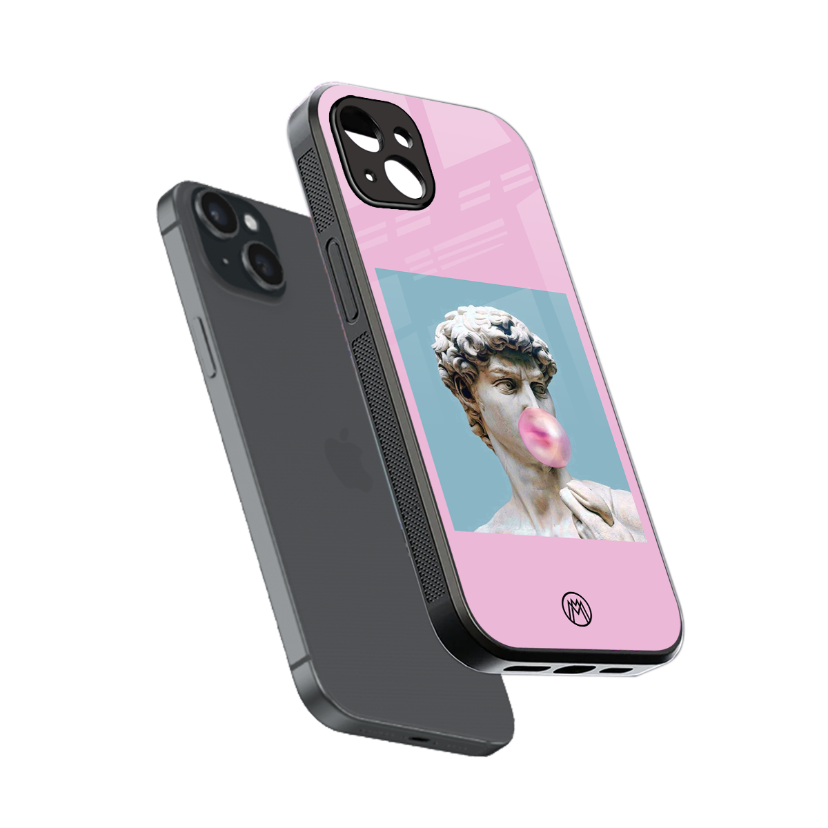 dope david michelangelo back phone cover | glass case for iphone 15 plus