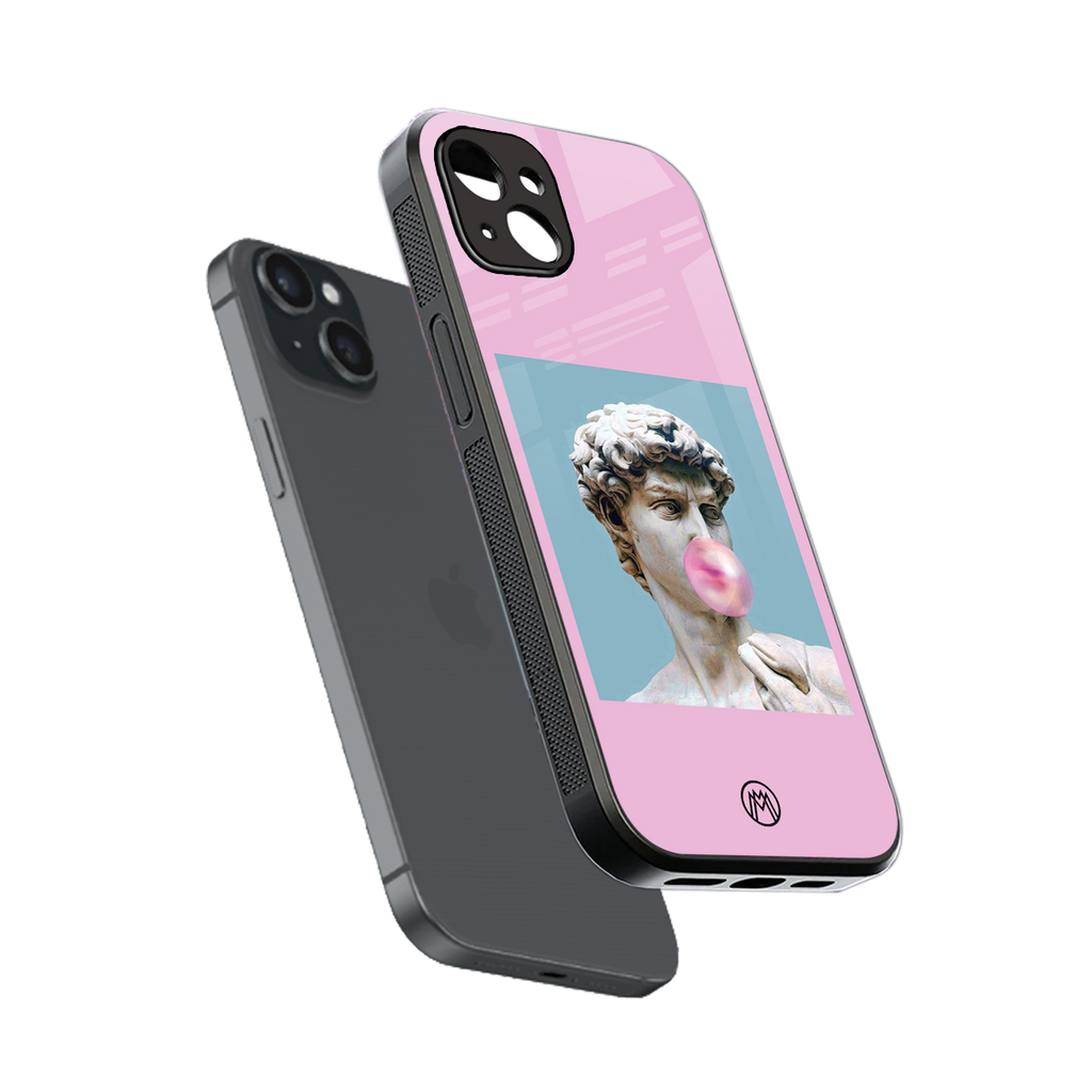 dope david michelangelo back phone cover | glass case for iphone 14 plus