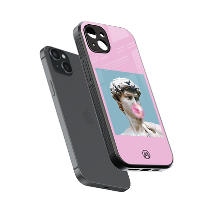 dope david michelangelo back phone cover | glass case for iphone 14 plus