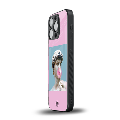 dope david michelangelo back phone cover | glass case for iphone 14 pro