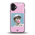 dope david michelangelo back phone cover | glass case for iphone 16 plus