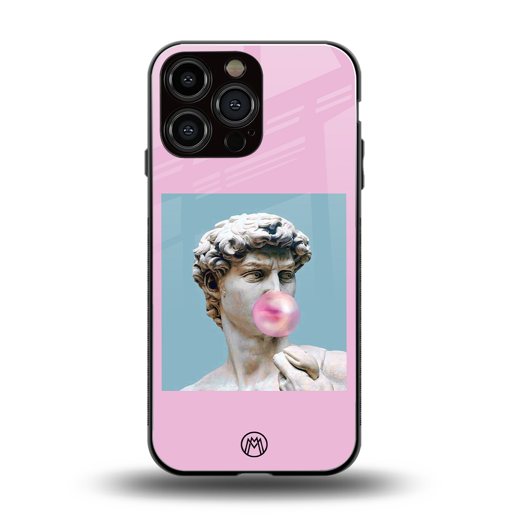 dope david michelangelo back phone cover | glass case for iphone 16 pro max