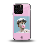 dope david michelangelo back phone cover | glass case for iphone 16 pro