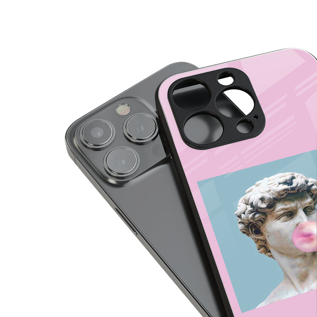 dope david michelangelo back phone cover | glass case for iphone 16 pro max