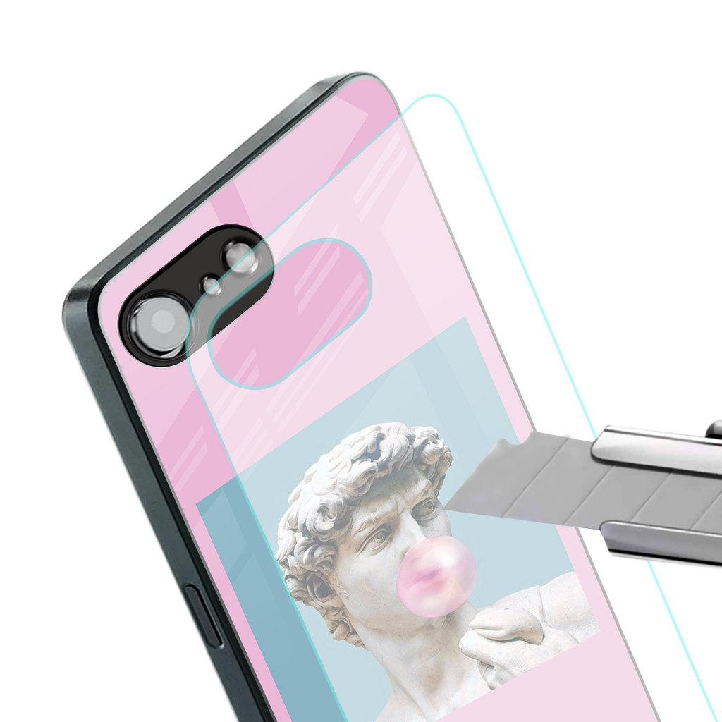 dope david michelangelo back phone cover | glass case for iphone 16e