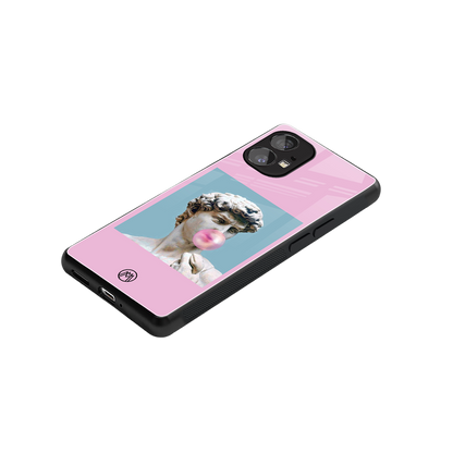 dope david michelangelo back phone cover | glass case for nothing phone 1