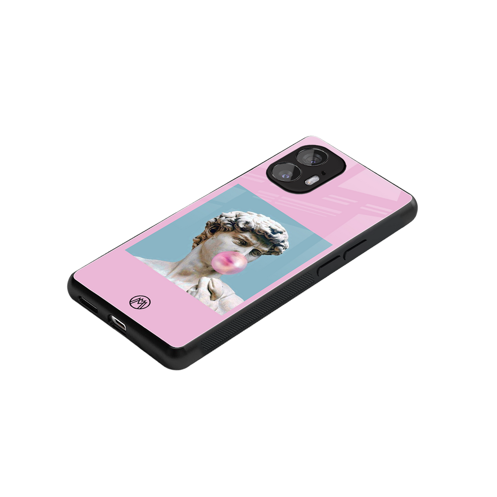 dope david michelangelo back phone cover | glass case for nothing phone 2