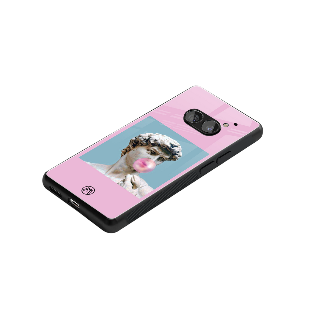 dope david michelangelo back phone cover | glass case for nothing phone 2a
