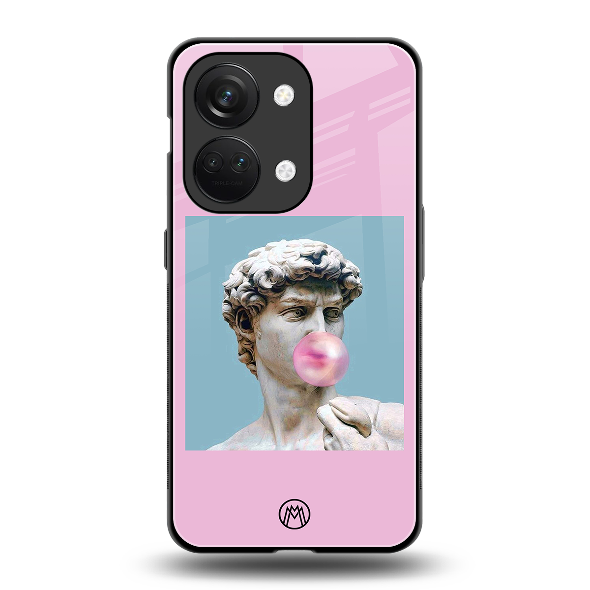 dope david michelangelo back phone cover | glass case for oneplus nord 3