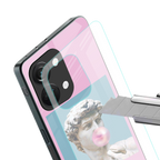 dope david michelangelo back phone cover | glass case for oneplus nord 3