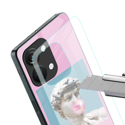 dope david michelangelo back phone cover | glass case for oneplus nord 3