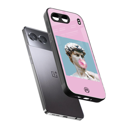 dope david michelangelo back phone cover | glass case for oneplus nord 4