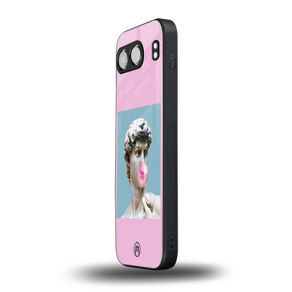 dope david michelangelo back phone cover | glass case for oneplus nord 4