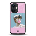 dope david michelangelo back phone cover | glass case for oneplus nord ce 3