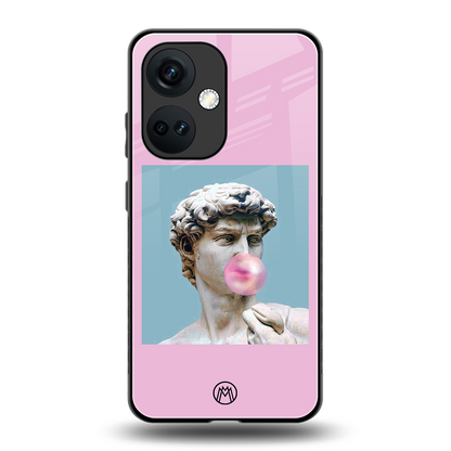 dope david michelangelo back phone cover | glass case for oneplus nord ce 3