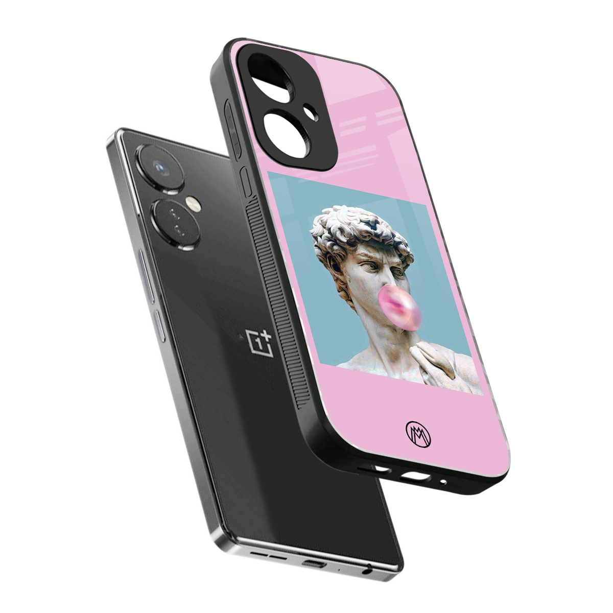 dope david michelangelo back phone cover | glass case for oneplus nord ce 3