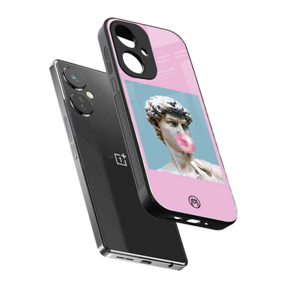 dope david michelangelo back phone cover | glass case for oneplus nord ce 3