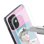 dope david michelangelo back phone cover | glass case for oneplus nord ce 3