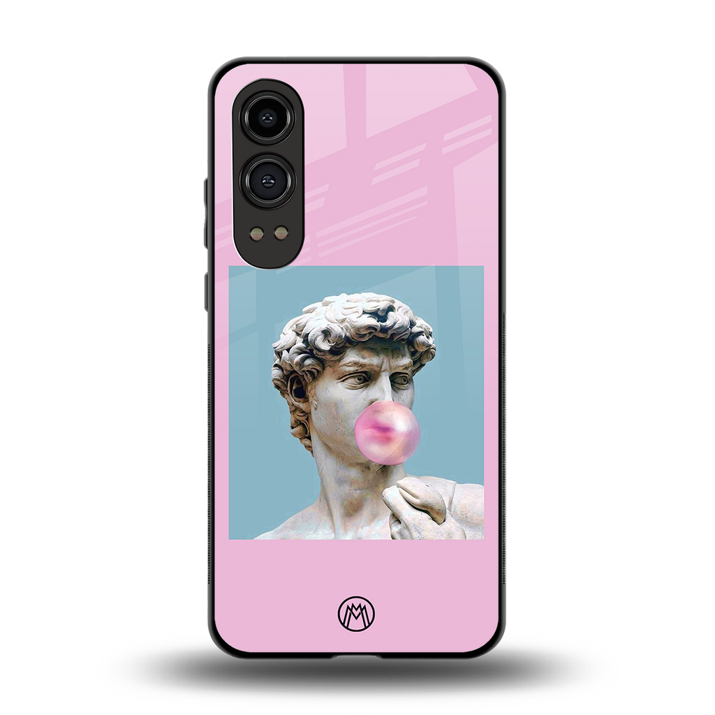 dope david michelangelo back phone cover | glass case for oneplus nord ce 4 lite
